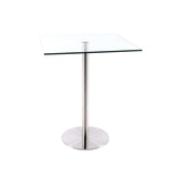 Donte Glass Square Counter Table