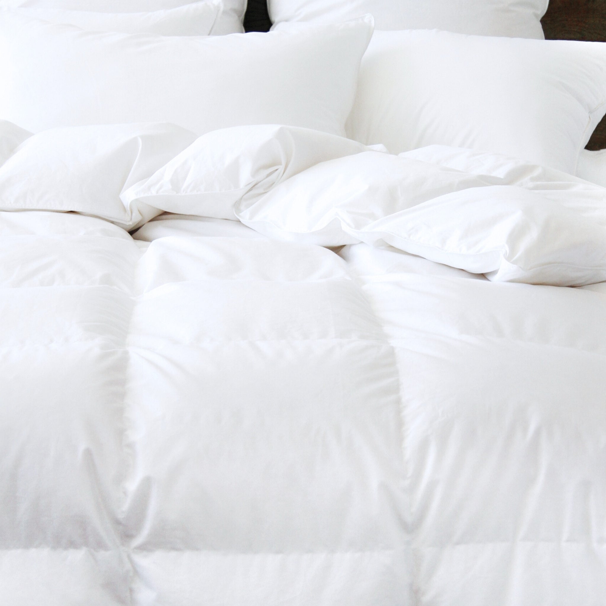 Hutterite Canadian White Down Duvet - All Season Light Weight