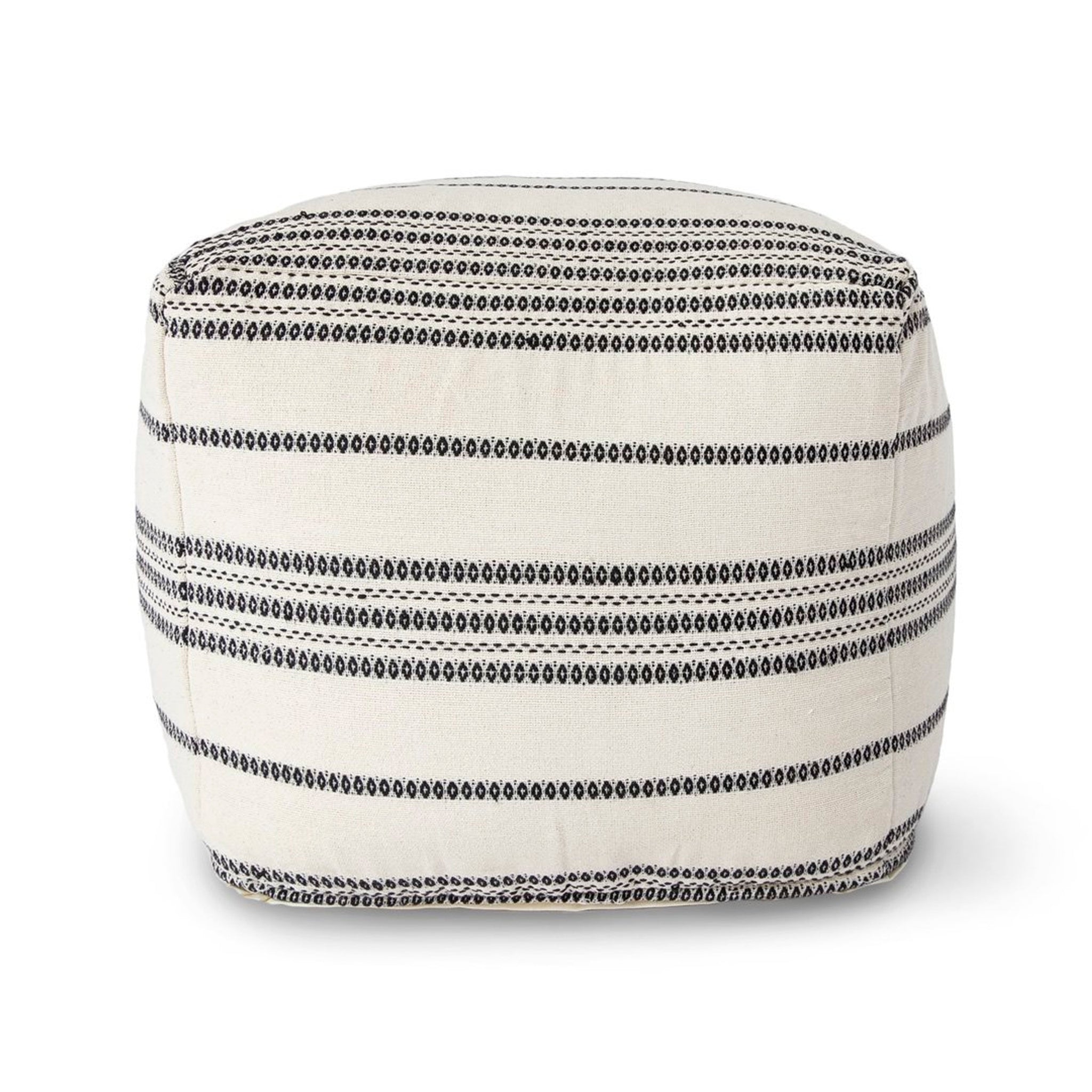 Etoile Blanc Pouf