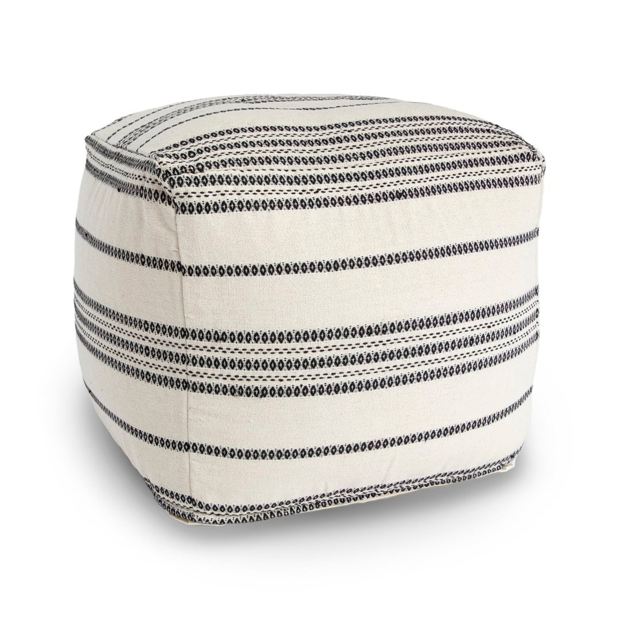 Etoile Blanc Pouf