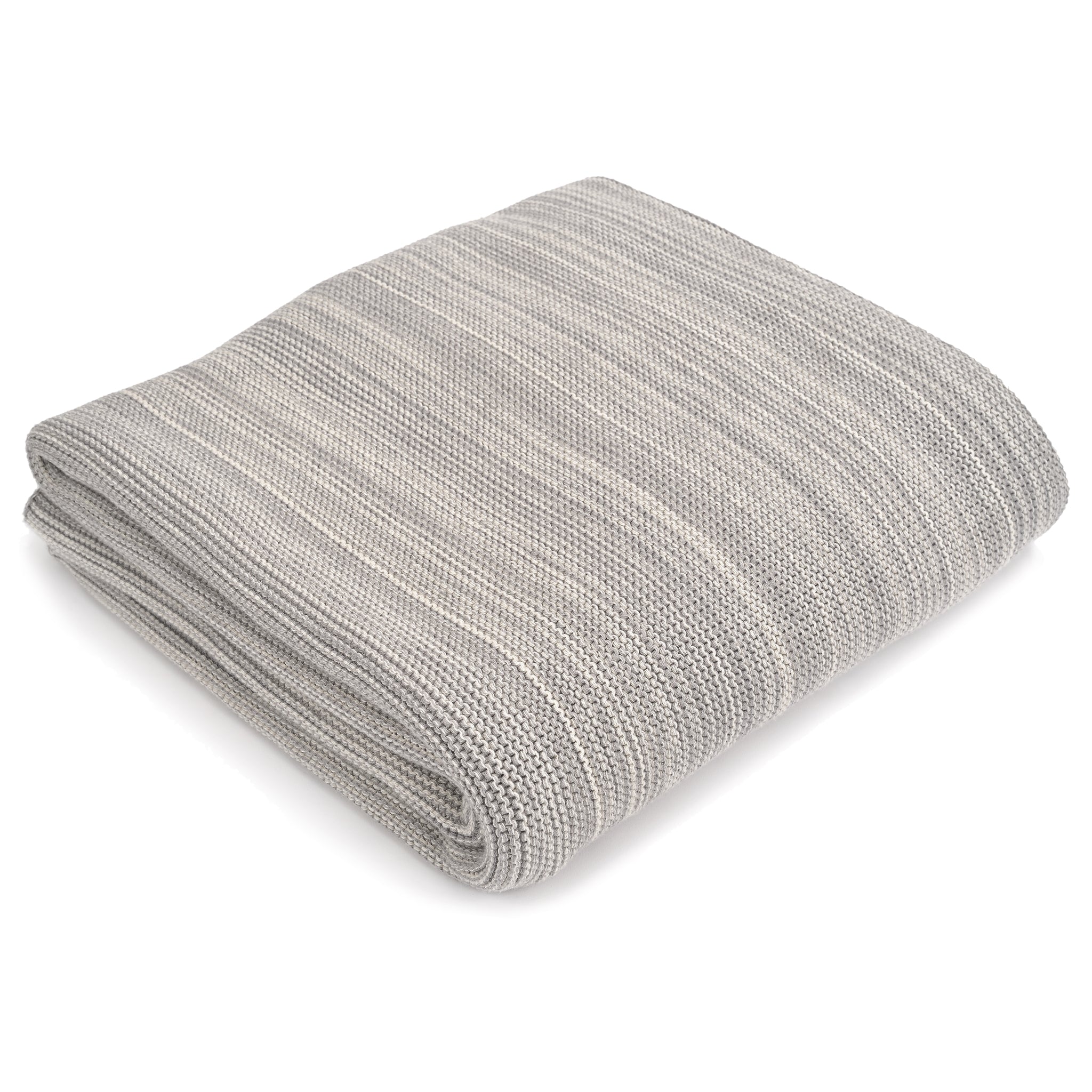 Highland Marled-Knit Throw