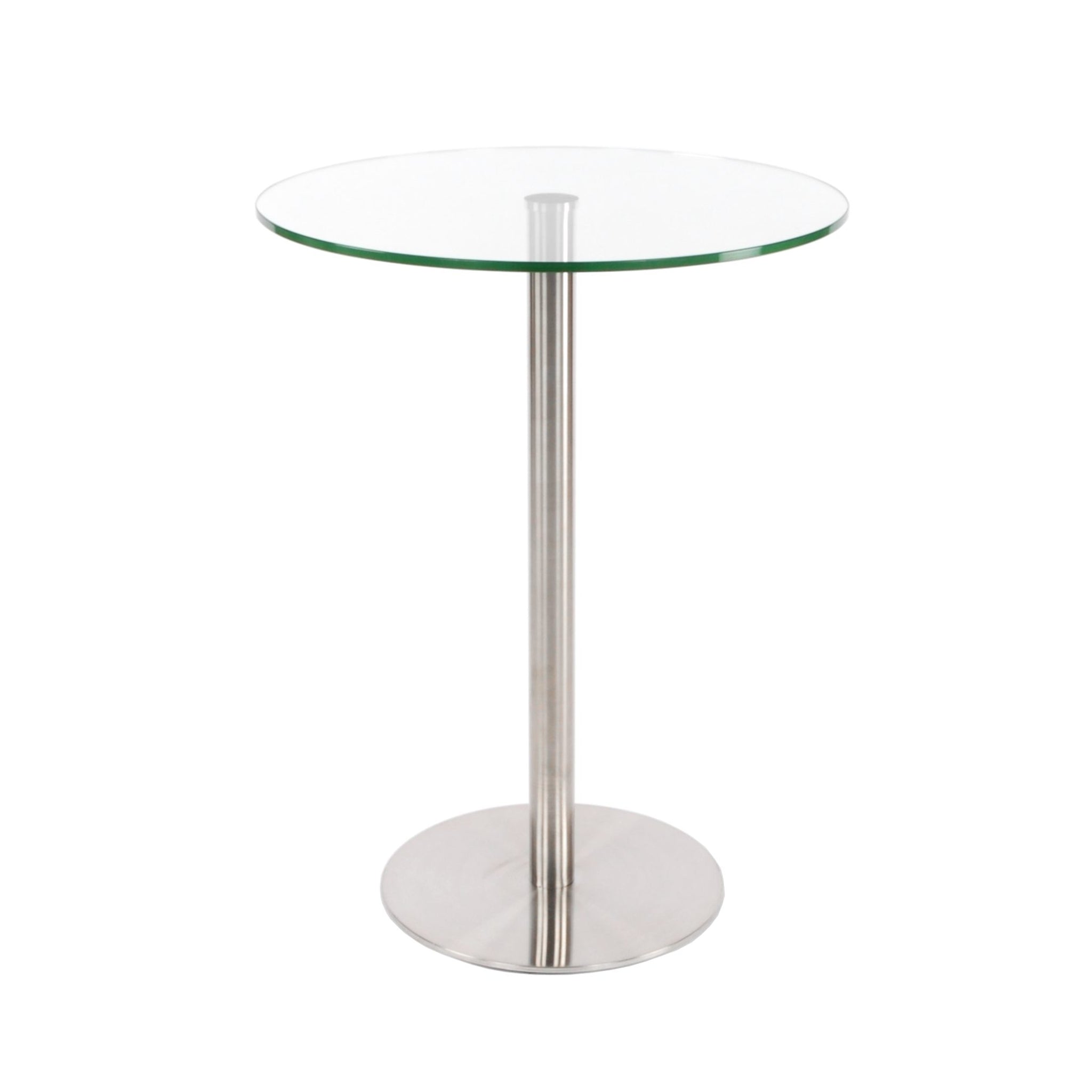 Mabel Glass Round Counter Table