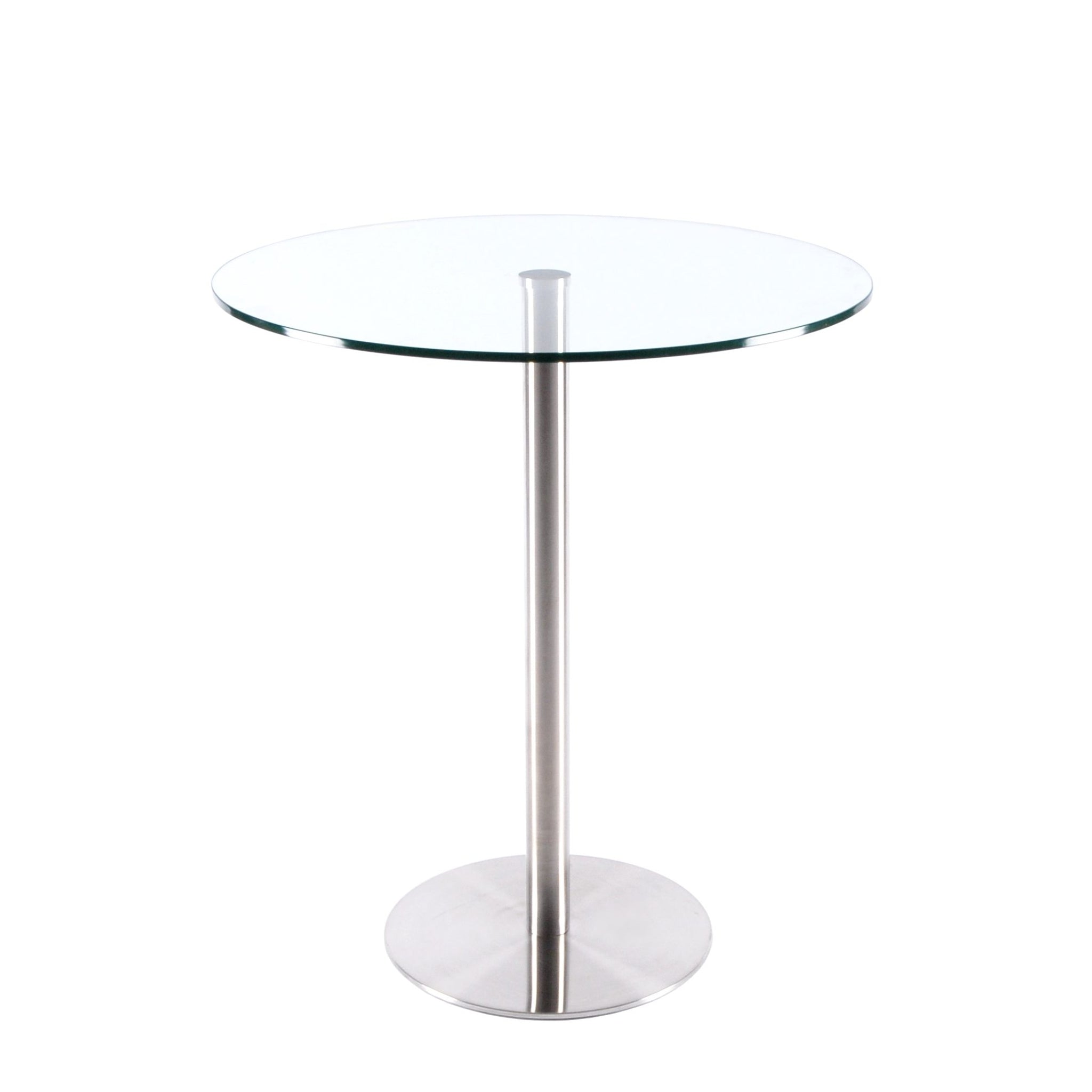 Mabel Glass Round Counter Table