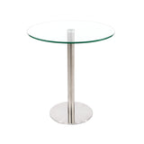 Mabel Glass Round Dining Table