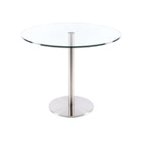 Mabel Glass Round Dining Table