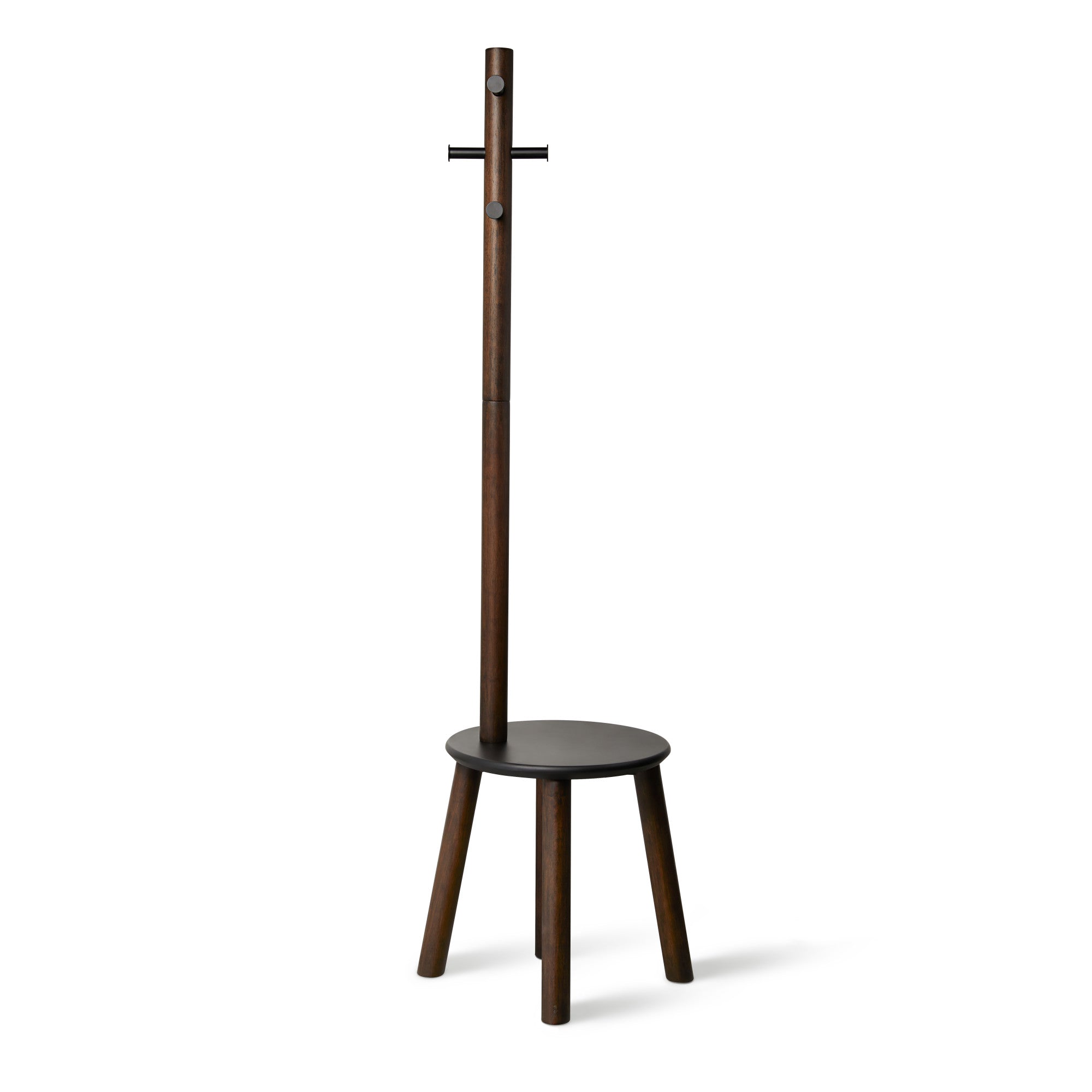 Pillar Stool and Coat Rack