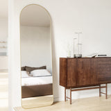 Hubba Arched Leaning Floor Mirror