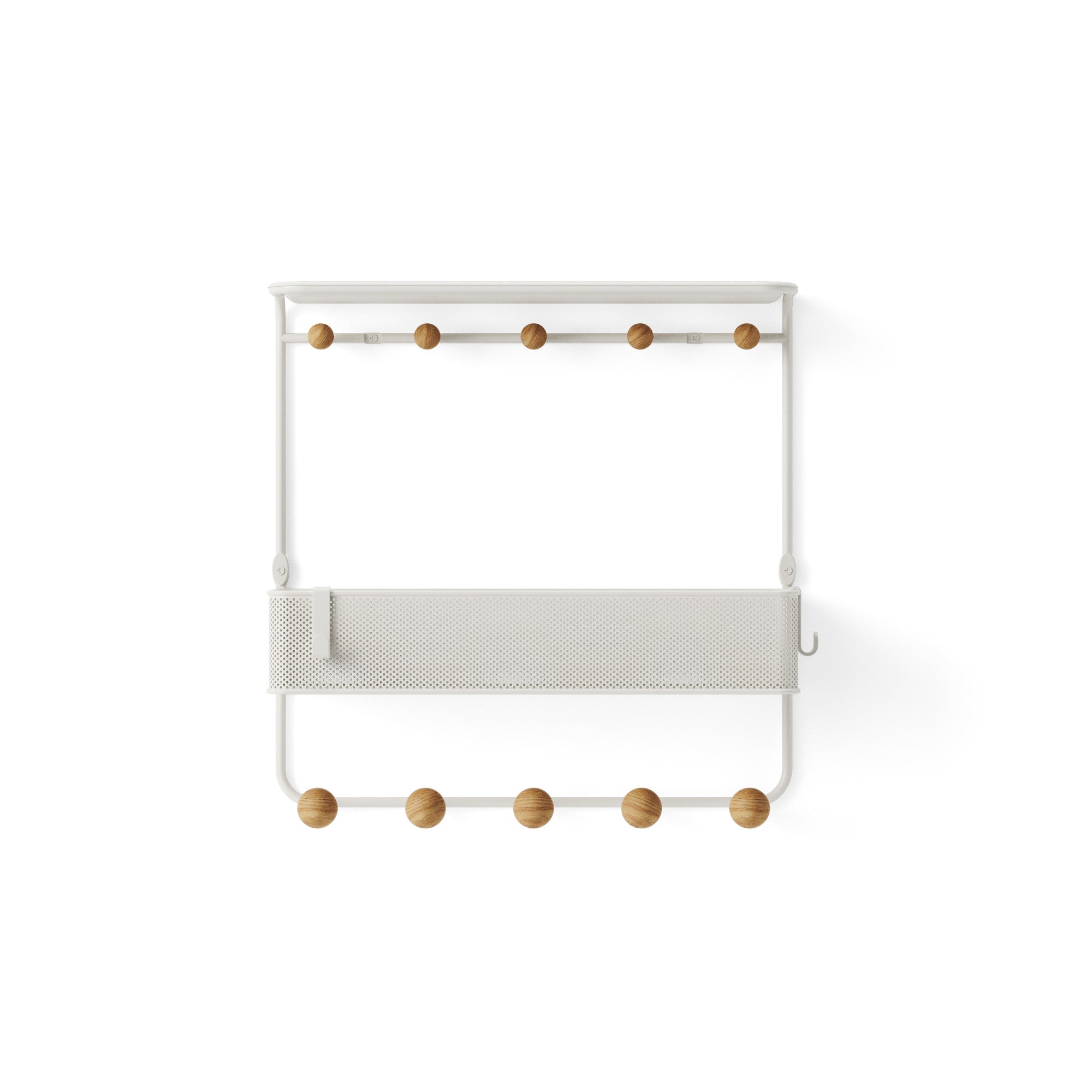 Estique Shelf With Hooks