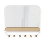 Estique Mirror With Hooks