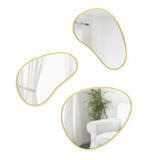 Hubba Pebble Wall Mirrors - Set of 3