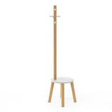 Pillar Stool and Coat Rack